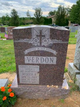 granite grave marker memorial in cedar lawn cemetery in paterson nj