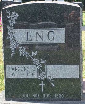 Granite Grave marker at brookside cemetery in Engelwood Nj