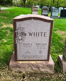 granite grave headstone in cedar lawn cemetery in paterson NJ
