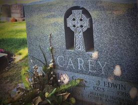 Granite memorial at Mary Rest Cemetery in Bergen County NJ